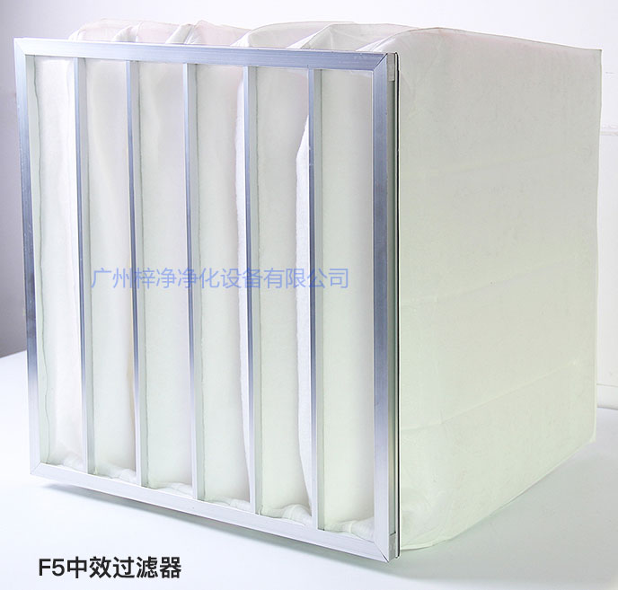 F5级袋式中效过滤器主要用于商业大楼、剧院、车站。