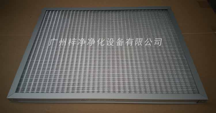 铝网过滤器采用铝框与铝波网组合