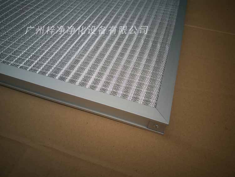 铝网初效过滤器主要应用于耐酸碱、耐高温场所。