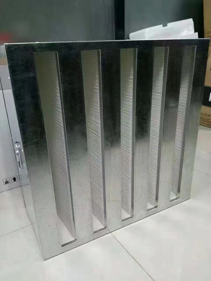 V型高效空气过滤器又称W型高效过滤器，箱式高效过滤器，W型V型组合式高效过滤器